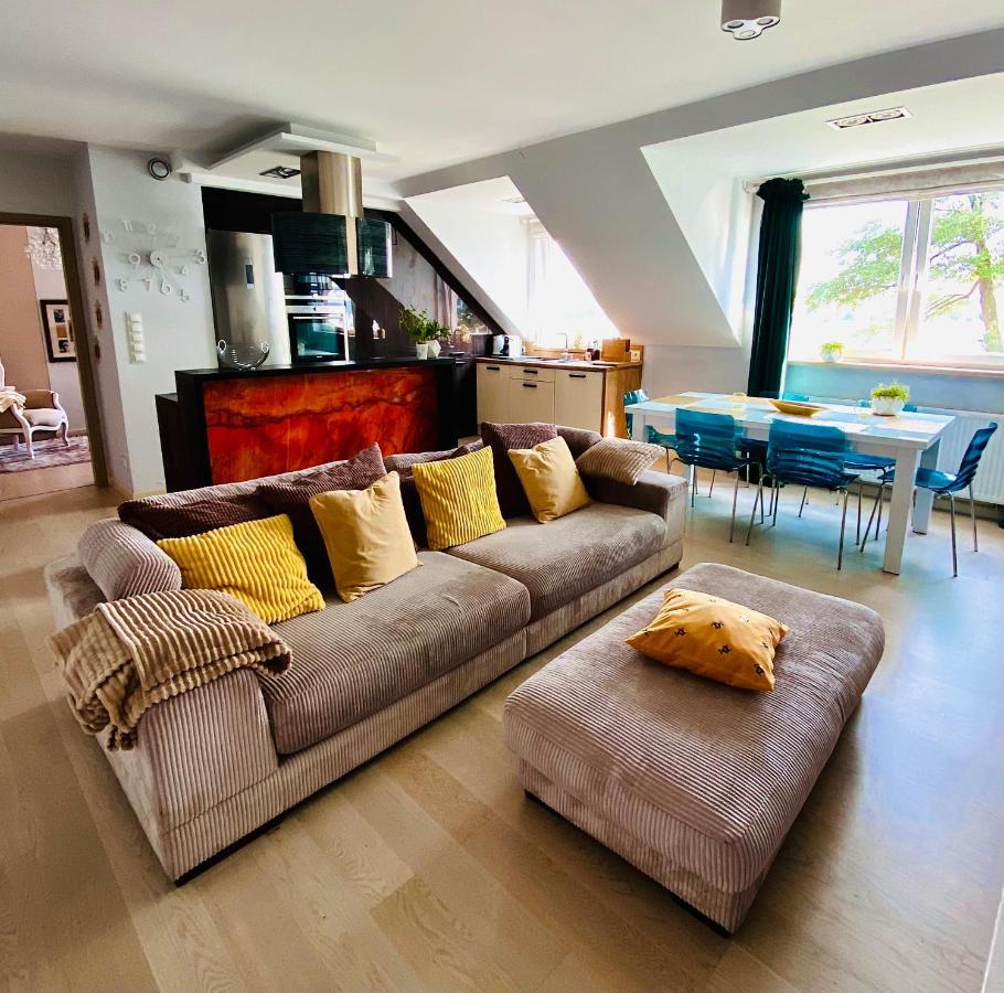 Lake View Ostroda Luxury Apartment المظهر الخارجي الصورة